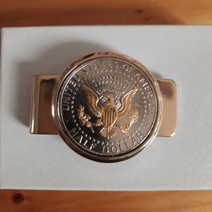 Collectors "JFK" U.S. Half Dollar Money Clip NWT